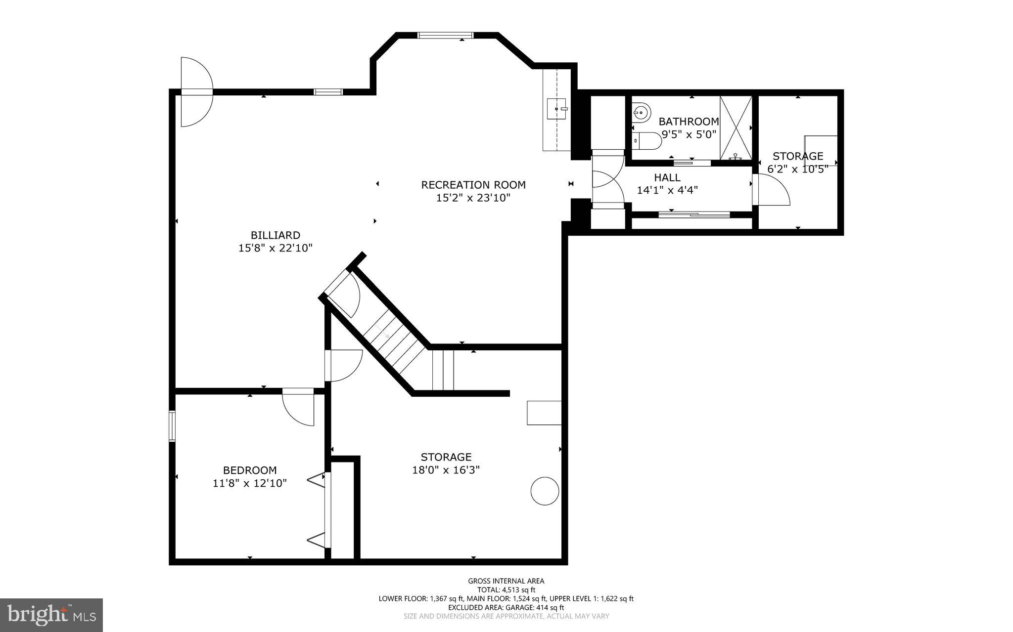 3020 Hobbs Road Glenwood, MD 21738 - Photo 107 of 108 Lower level floor plan.