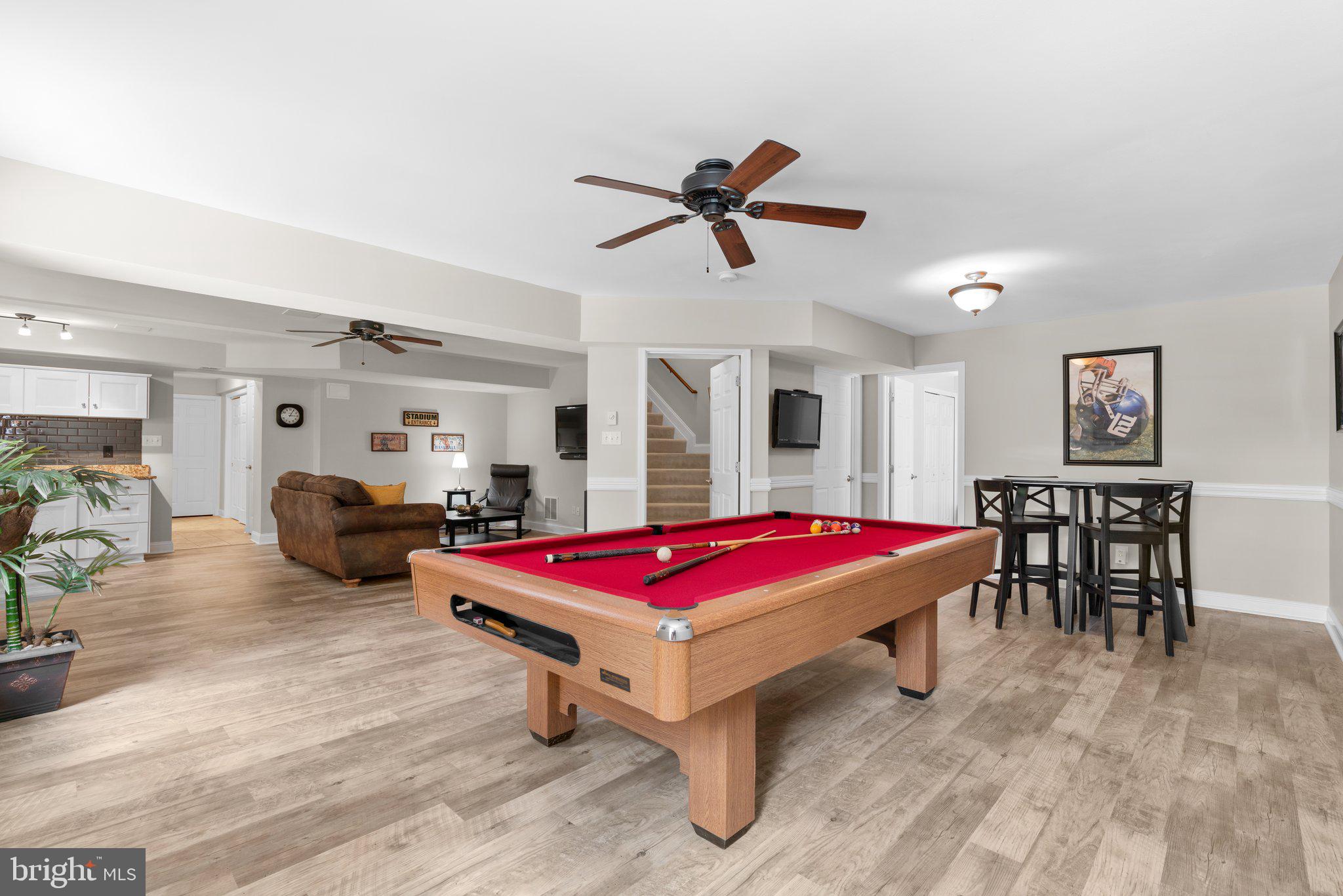 3020 Hobbs Road Glenwood, MD 21738 - Photo 58 of 108 Lower level; billiards area, entertainment space.