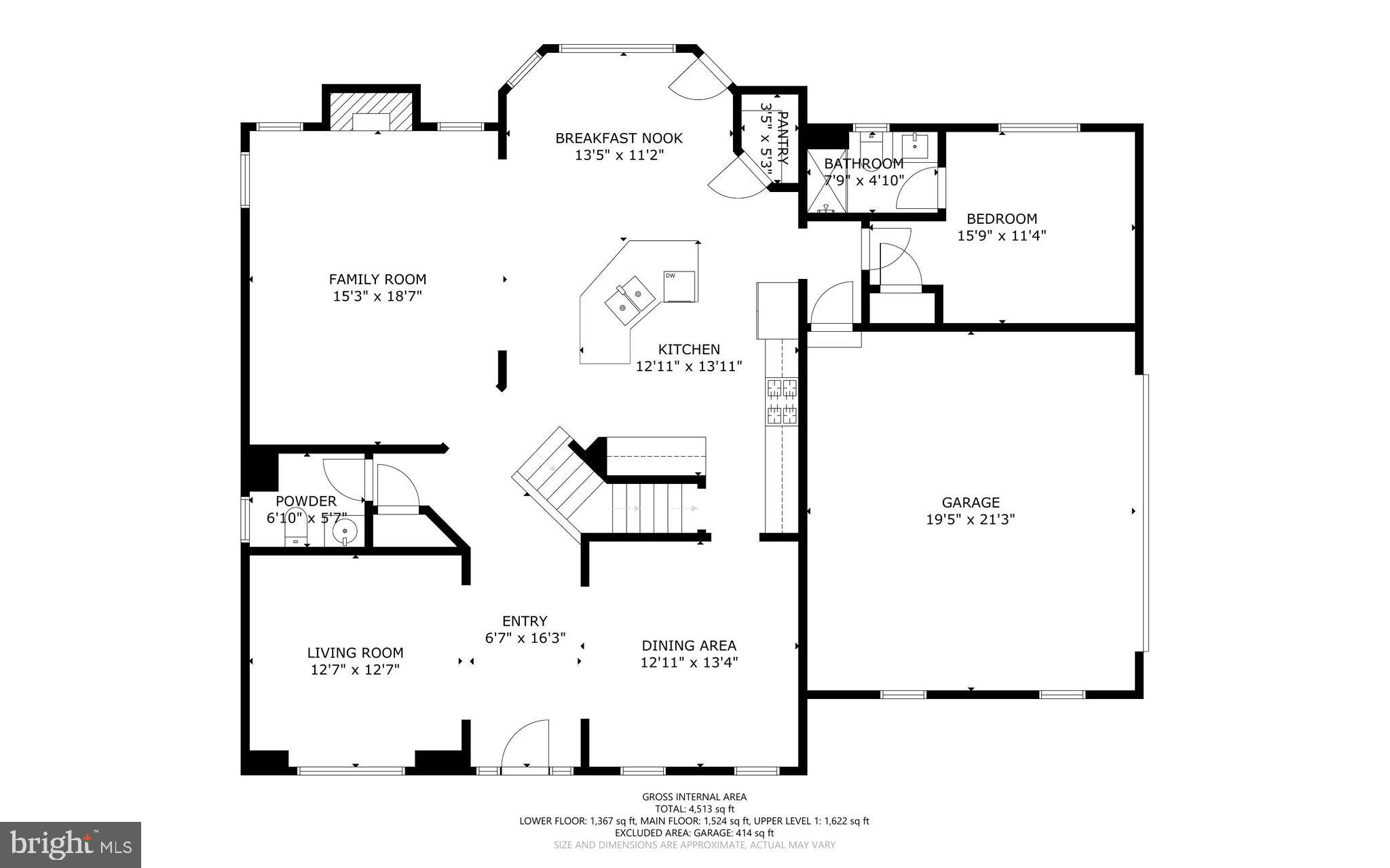 3020 Hobbs Road Glenwood, MD 21738 - Photo 105 of 108 Main level floor plan. Enjoy your tour!