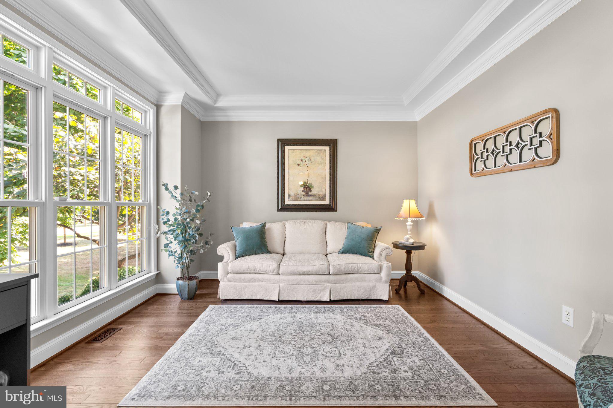 3020 Hobbs Road Glenwood, MD 21738 - Photo 9 of 108 Crown molding, floor to ceiling windows.