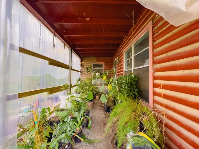 a view of front door