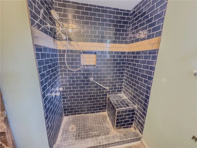 a bathroom with a toilet