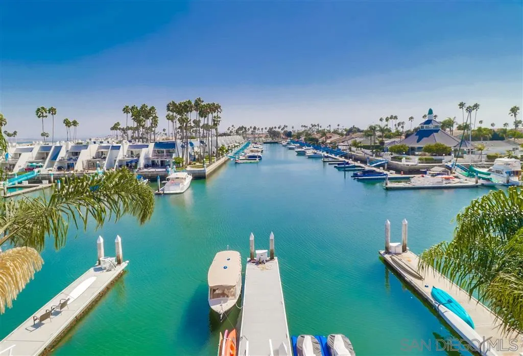 22 Green Turtle Road Coronado, CA 92118 - Photo 24 of 25 a view of a lake with houses
