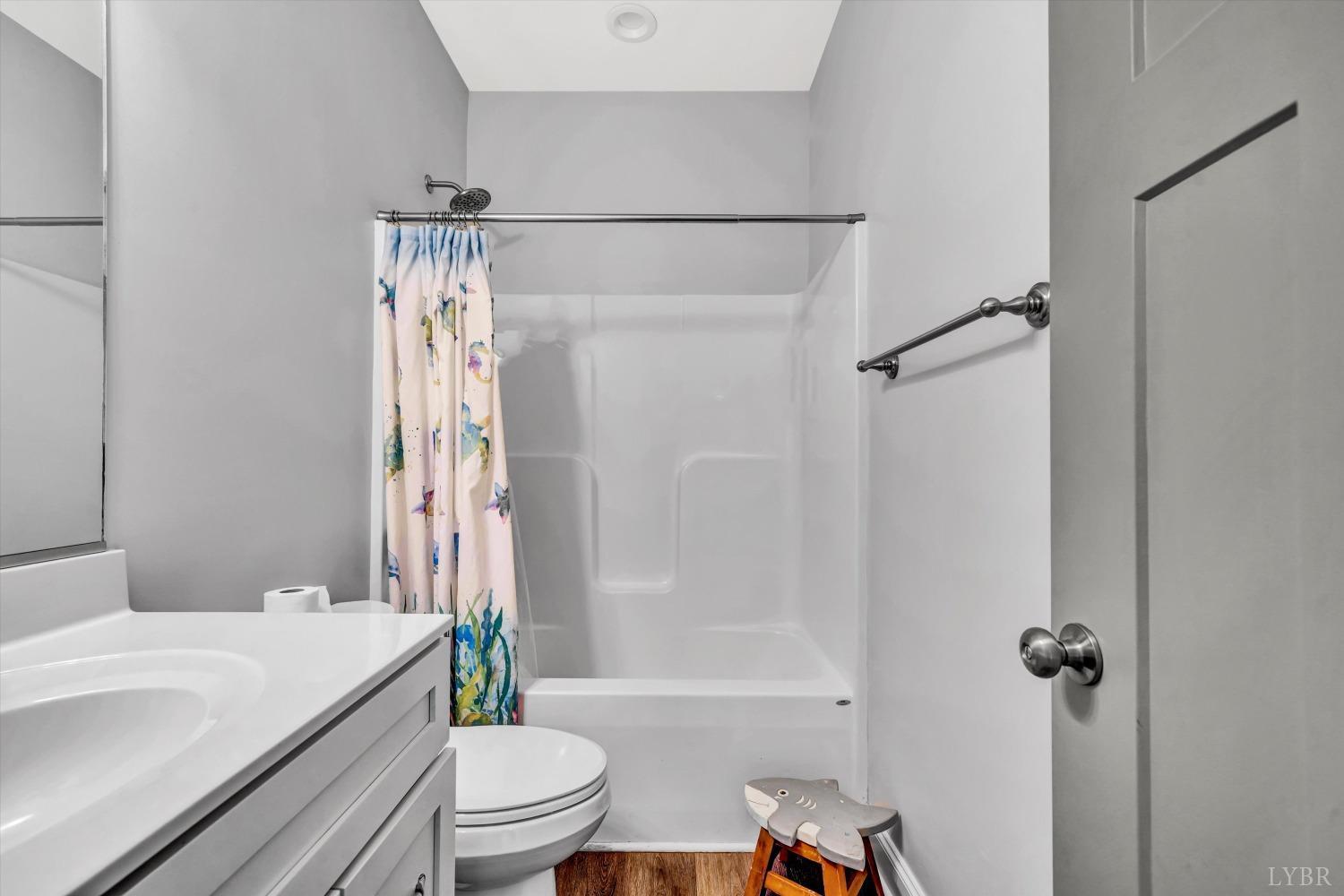 664 Collins Ferry Road Gladys, VA 24554 - Photo 25 of 34 a bathroom with a sink toilet and shower