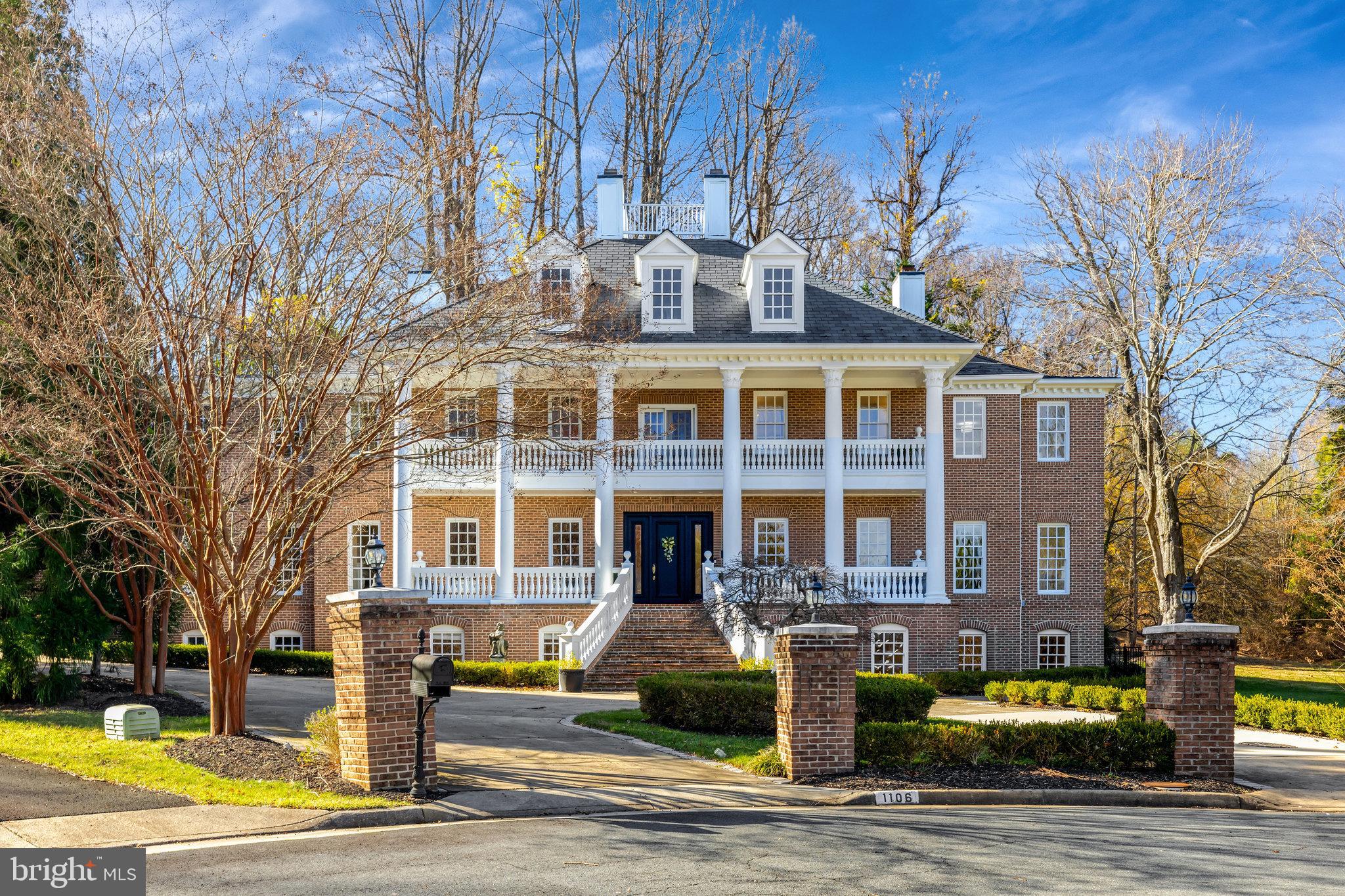 1106 Mill Ridge McLean, VA 22102 - Photo 2 of 6 a front view of a building with street view