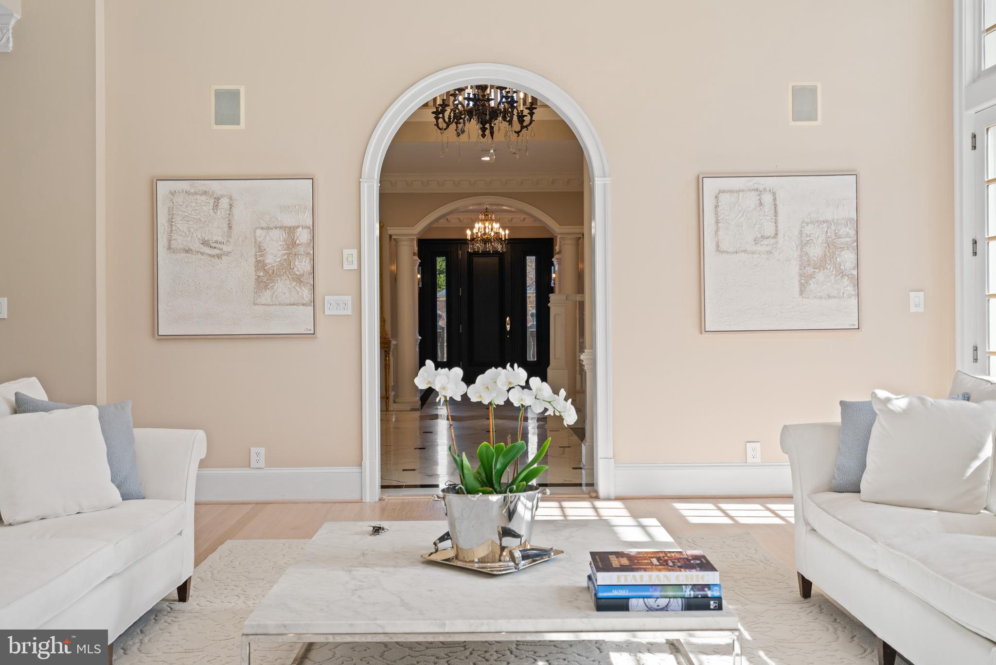 1106 Mill Ridge McLean, VA 22102 - Photo 22 of 85 a living room with furniture flowerpot and wooden floor