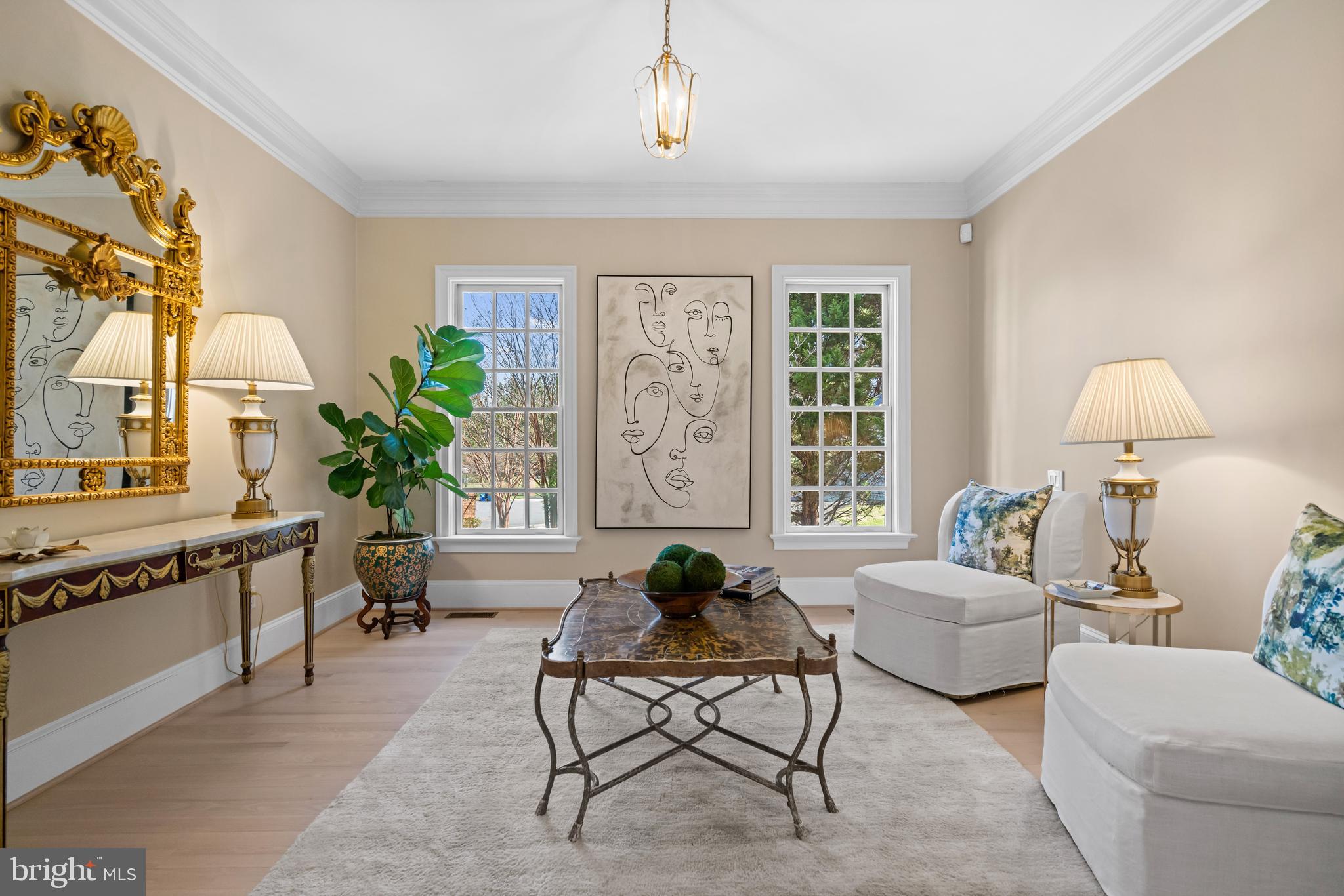 1106 Mill Ridge McLean, VA 22102 - Photo 41 of 85 a living room with furniture and a large window