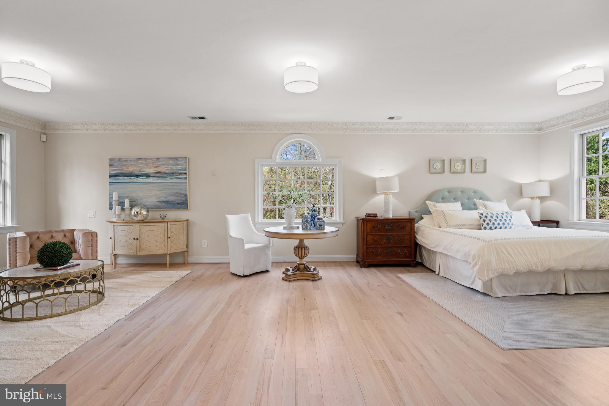 1106 Mill Ridge McLean, VA 22102 - Photo 45 of 85 a bedroom with furniture and a large window