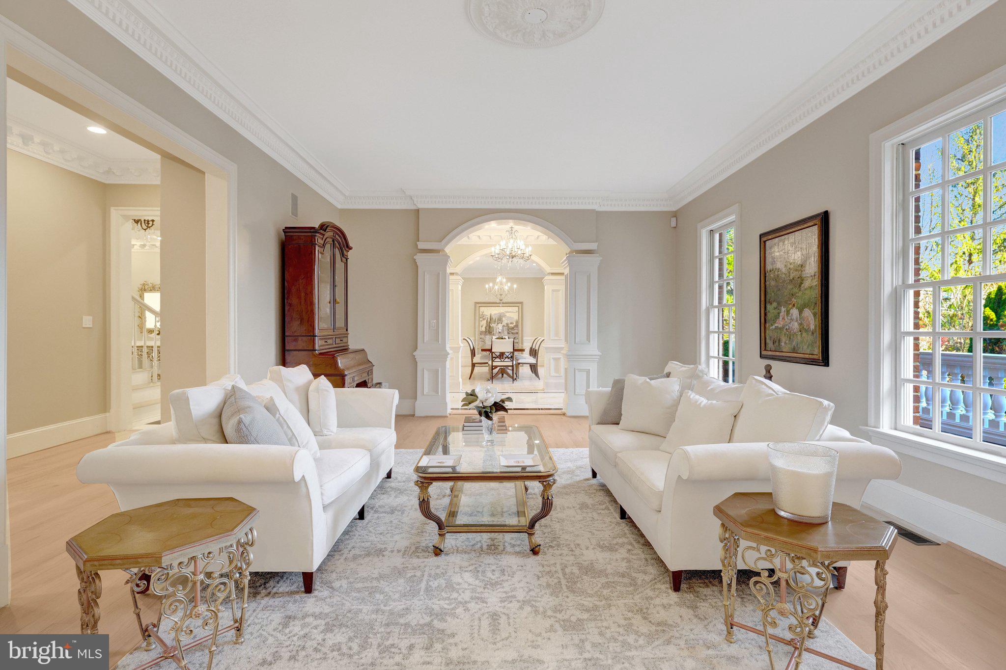 1106 Mill Ridge McLean, VA 22102 - Photo 61 of 85 a living room with furniture and a large window