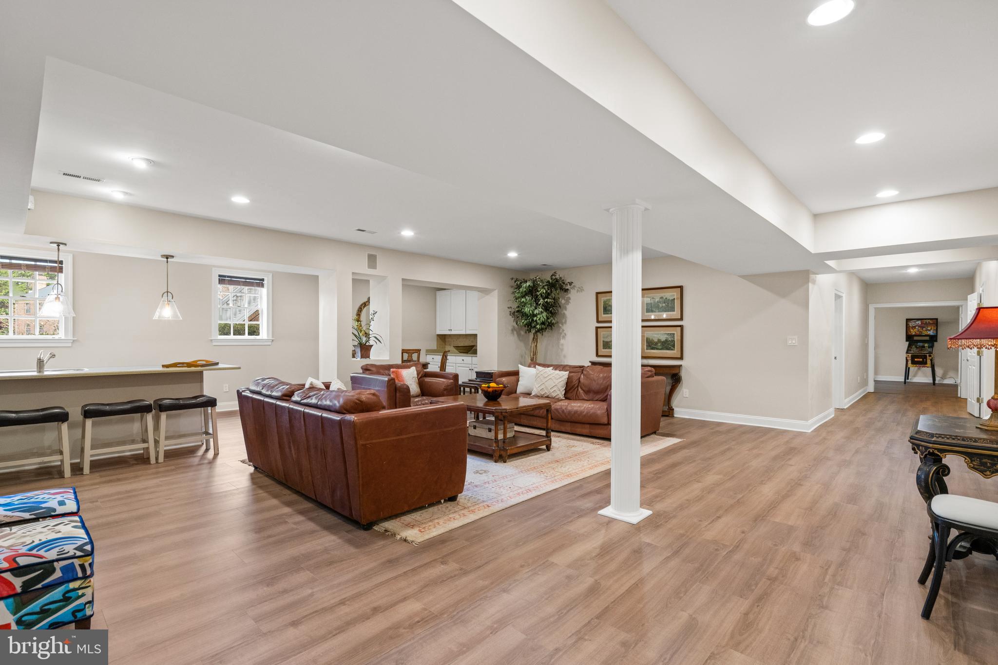1106 Mill Ridge McLean, VA 22102 - Photo 75 of 85 a living room with furniture and a wooden floor