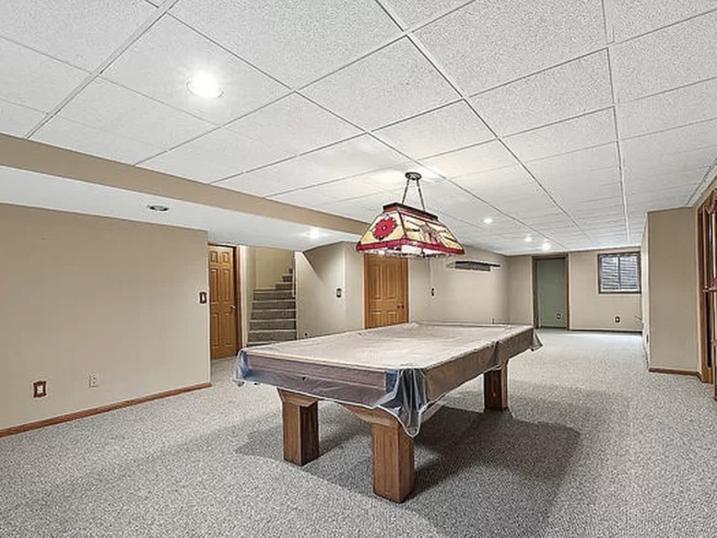 8708 South Rood Road Kingston, IL 60145 - Photo 13 of 15 a room with pool table and windows