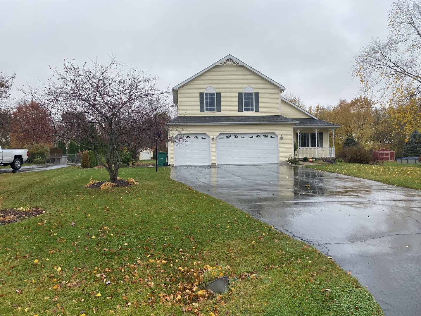 8708 South Rood Road Kingston, IL 60145 - Photo 2 of 15 a view of an house with backyard and garden