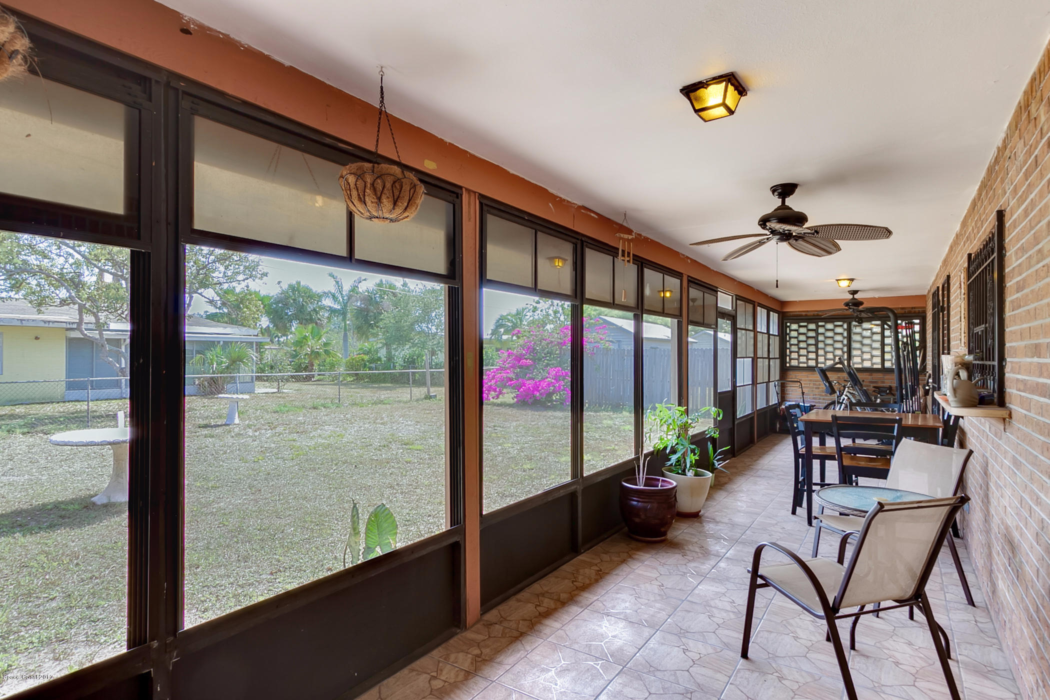 2838 Kosuth Road Northeast Palm Bay, FL 32905 - Photo 26 of 27 Back Screened Porch