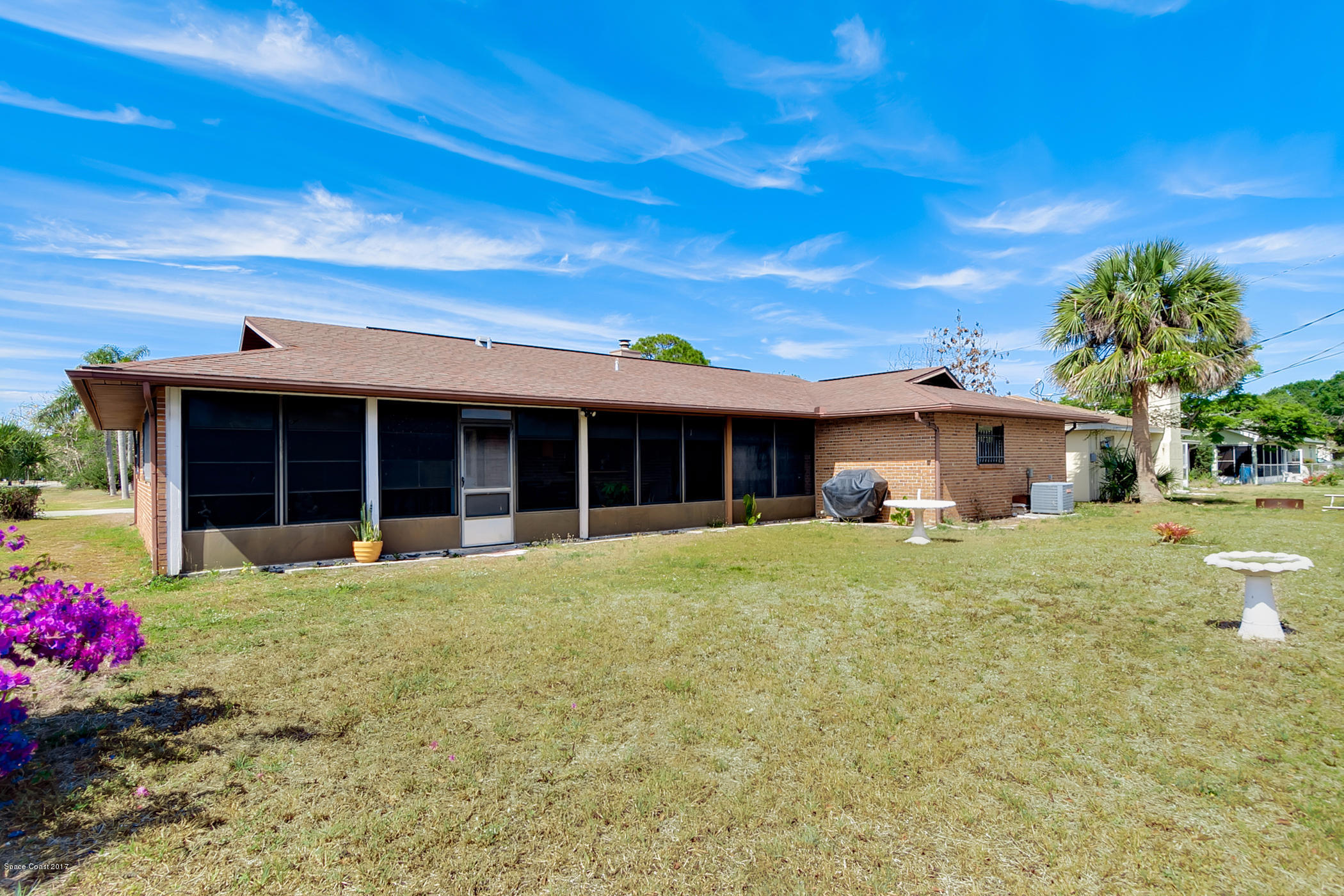 2838 Kosuth Road Northeast Palm Bay, FL 32905 - Photo 27 of 27 Back View of the Home