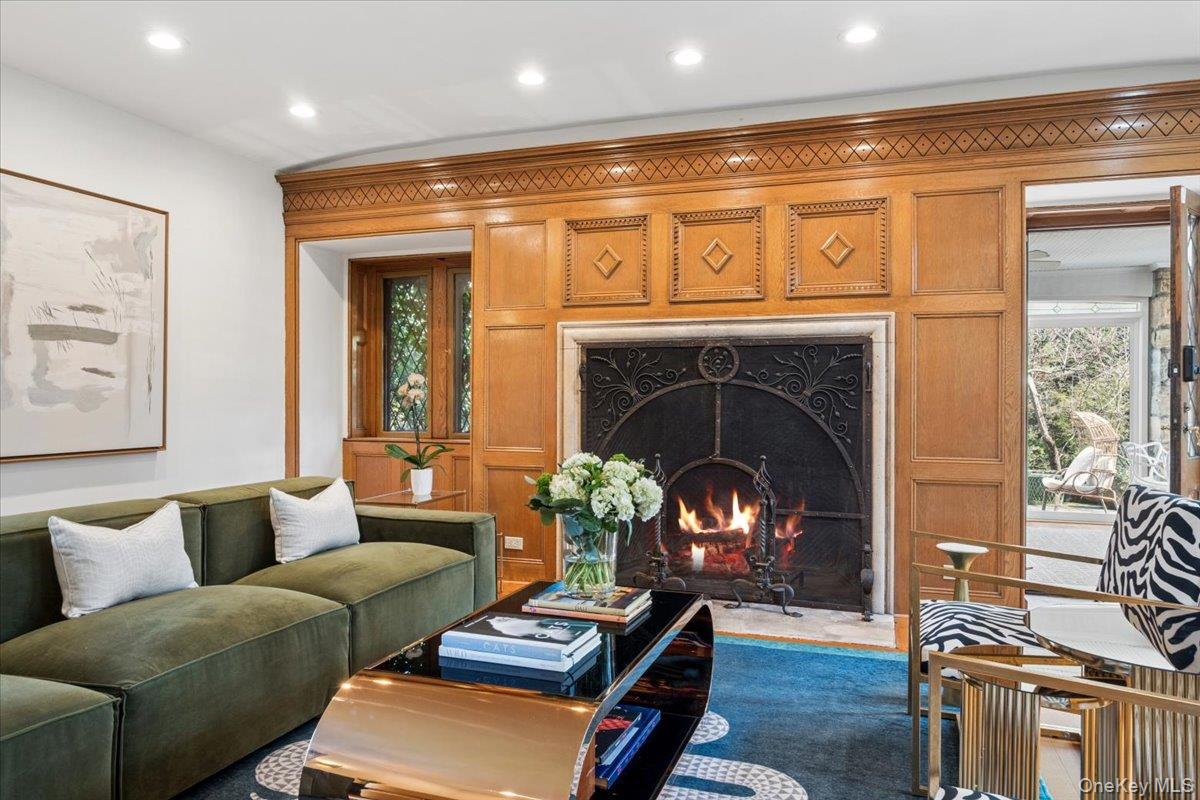 66 Lockwood Road Scarsdale, NY 10583 - Photo 15 of 47 Striking fireplace detail with architectural character