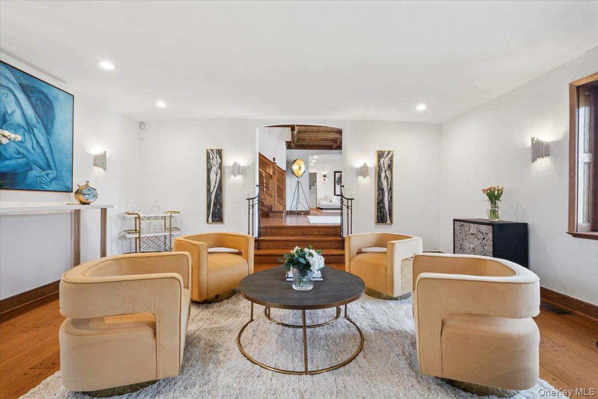 66 Lockwood Road Scarsdale, NY 10583 - Photo 16 of 47 Sunken living room seamlessly connected to the entry hall