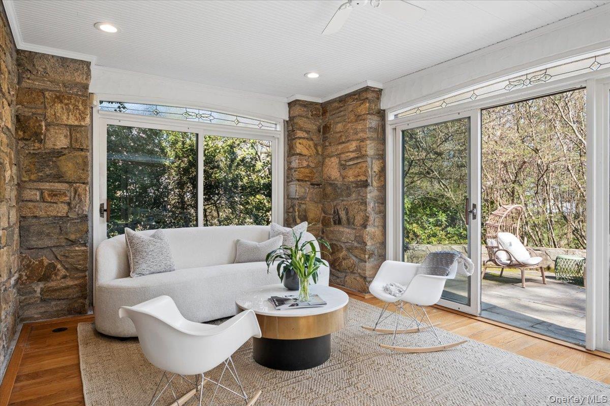 66 Lockwood Road Scarsdale, NY 10583 - Photo 17 of 47 Sun-drenched enclosed sunroom