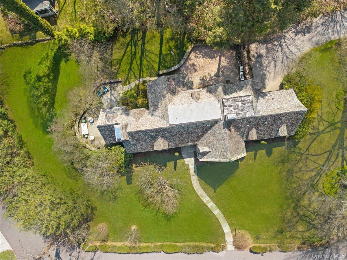 66 Lockwood Road Scarsdale, NY 10583 - Photo 3 of 47 Elevated aerial perspective of the residence