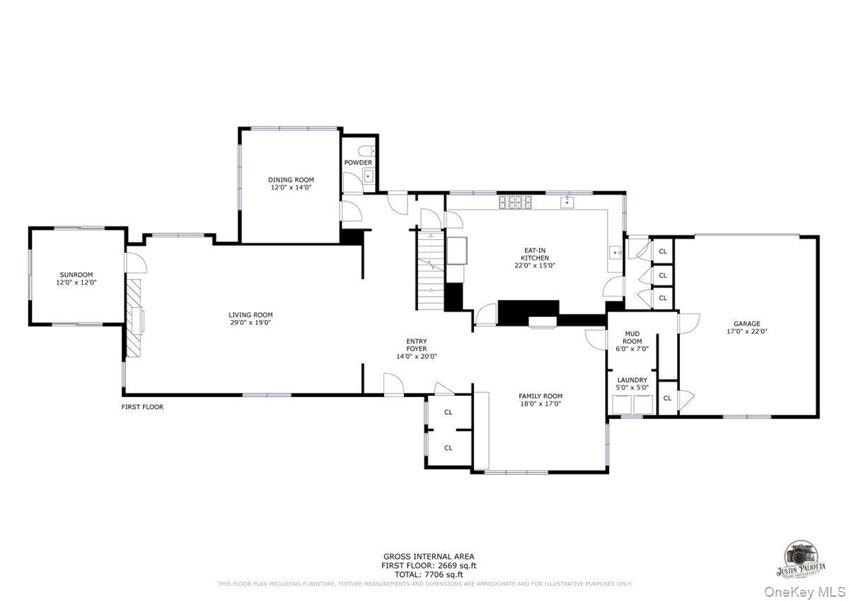 66 Lockwood Road Scarsdale, NY 10583 - Photo 44 of 47 Main level floor plan