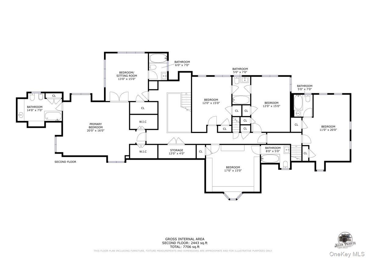 66 Lockwood Road Scarsdale, NY 10583 - Photo 45 of 47 Second level floor plan