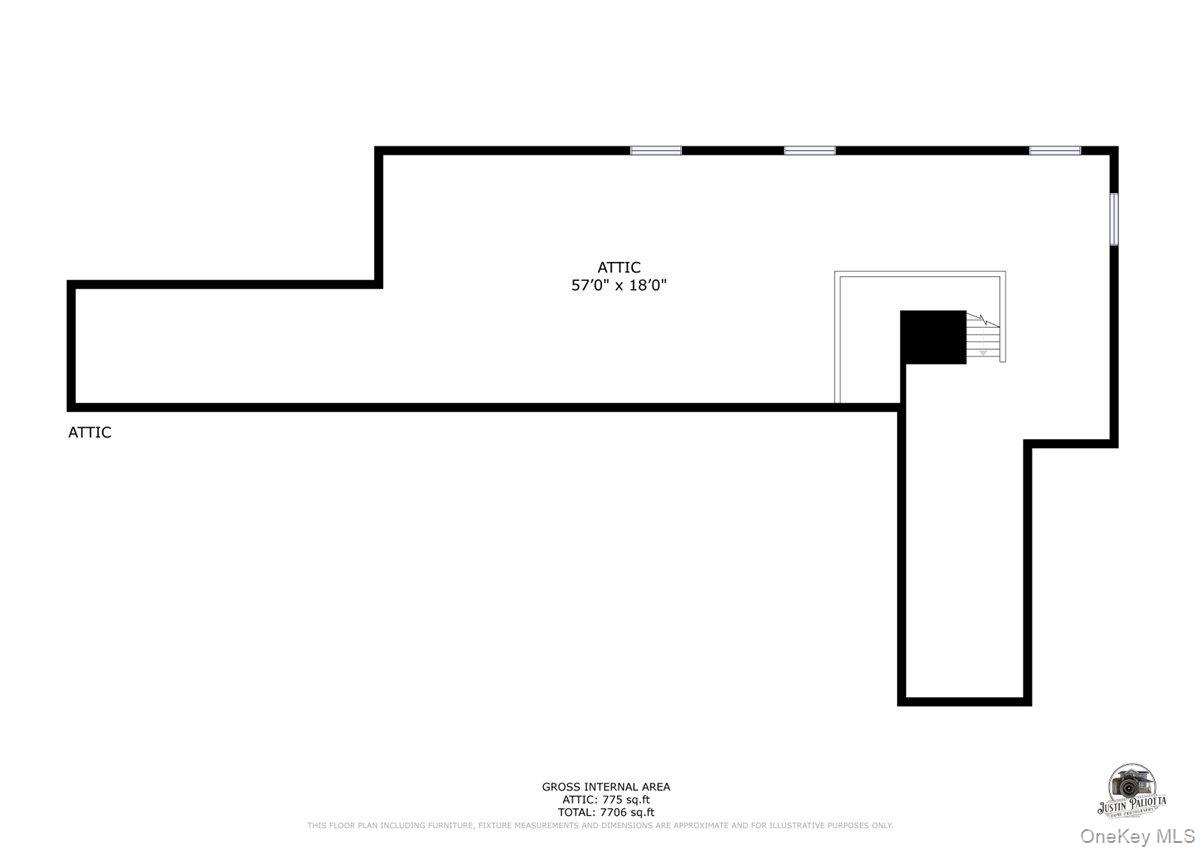 66 Lockwood Road Scarsdale, NY 10583 - Photo 47 of 47 Attic level floor plan