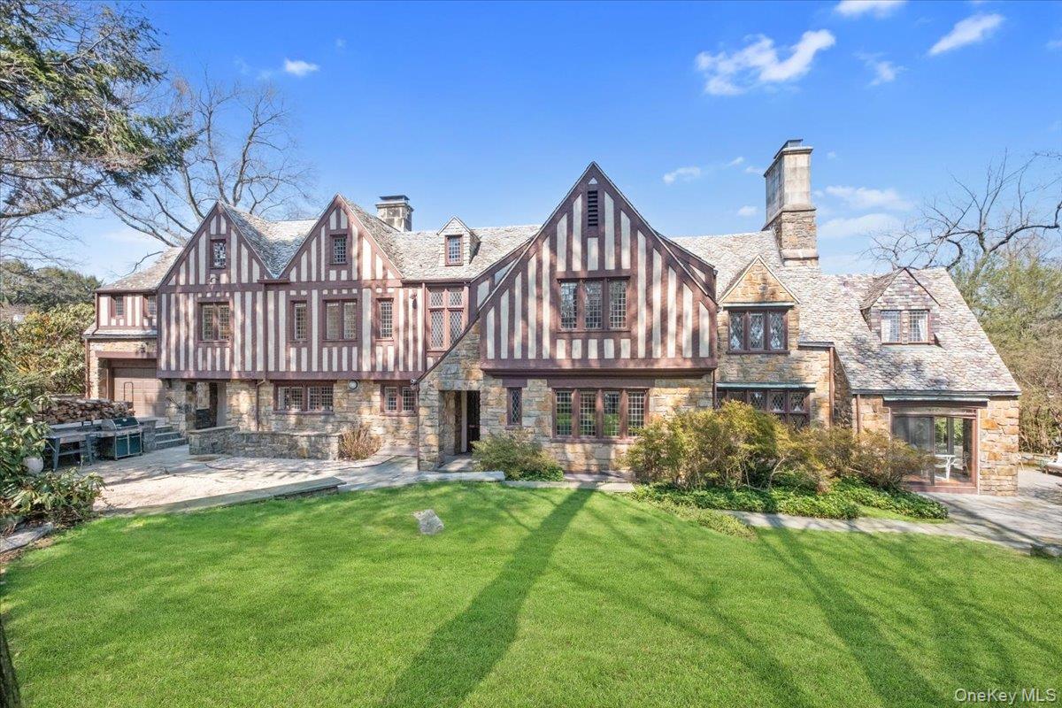 66 Lockwood Road Scarsdale, NY 10583 - Photo 10 of 47 Rear exterior showcasing multiple entertaining terraces