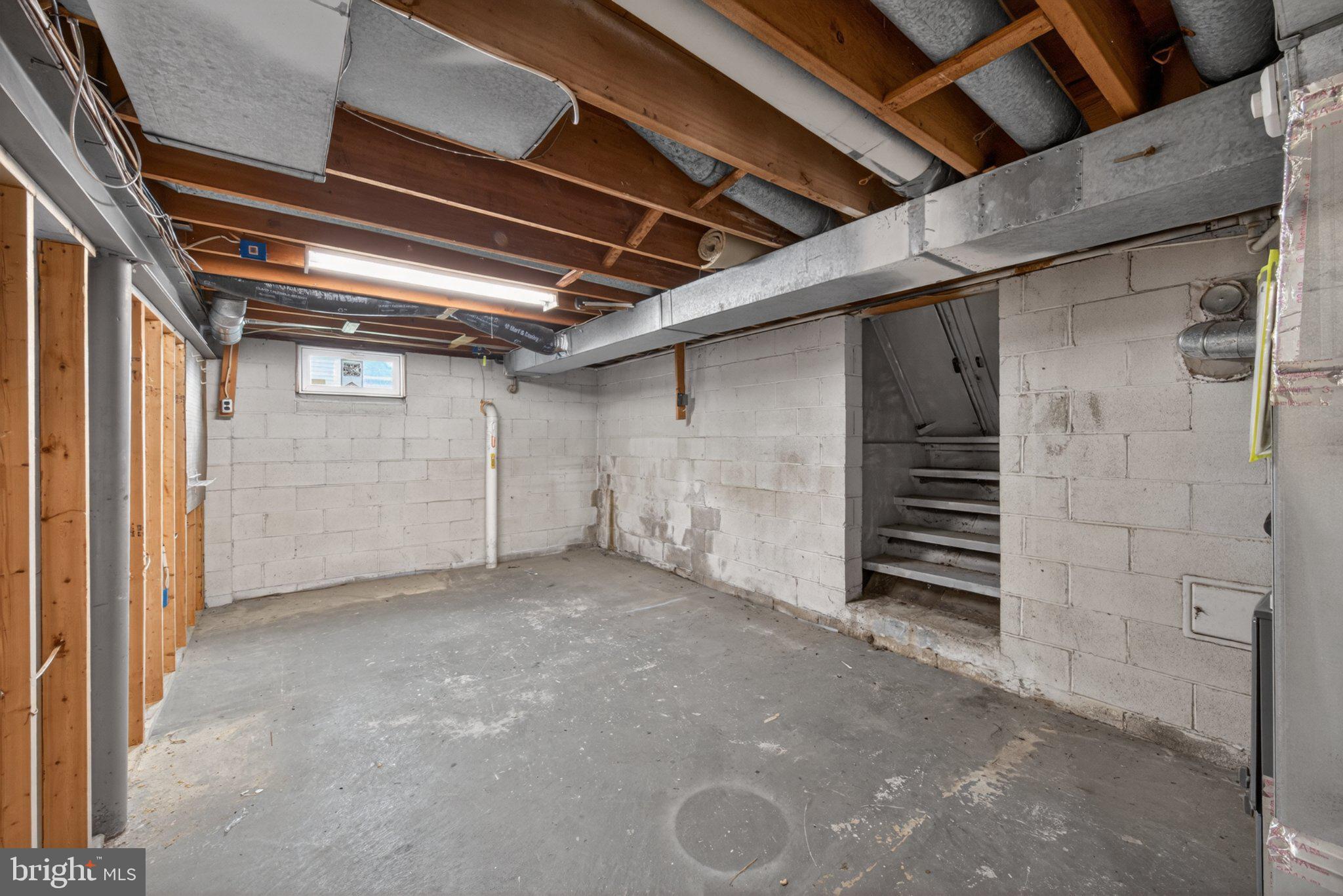 1020 Jeffrey Road Wilmington, DE 19810 - Photo 90 of 108 Spacious unfinished basement ready for ideas.
