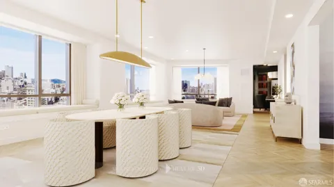 a view of city with tall buildings