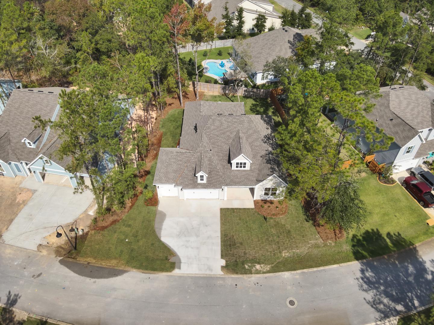 19 North J Hunter's Way, Unit LOT 22 Freeport, FL 32439 - Photo 41 of 48 an aerial view of a house with outdoor space