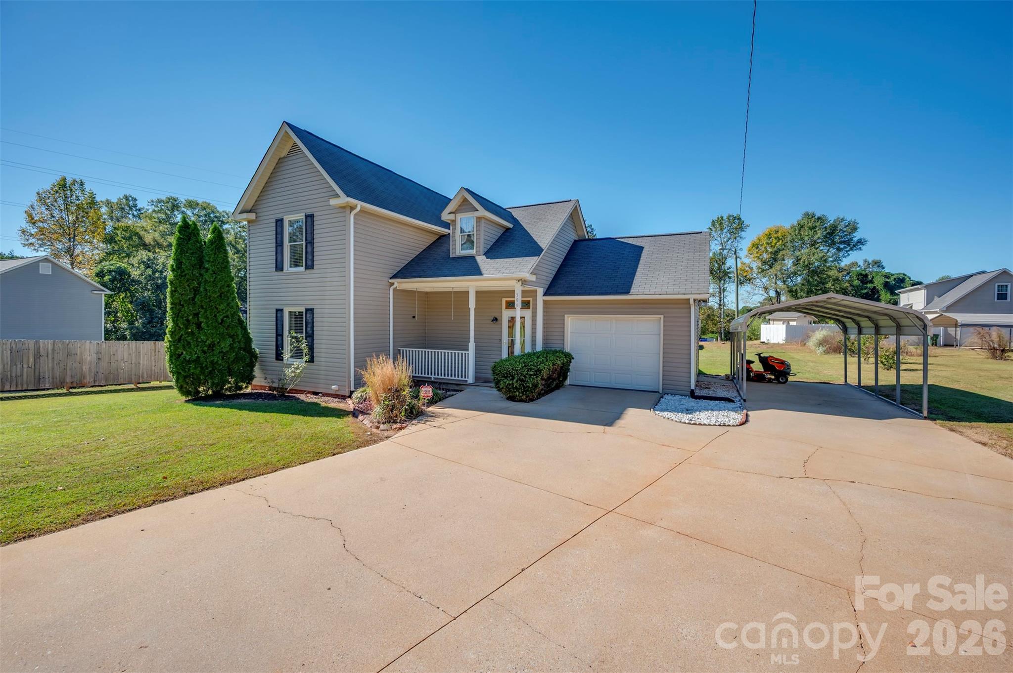 506 Pleasant Street Spindale, NC 28160 - Photo 30 of 42 a front view of a house with a yard