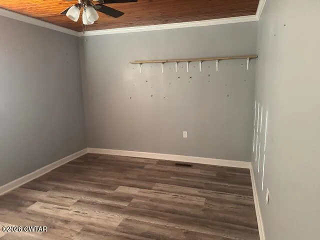 a view of an empty room