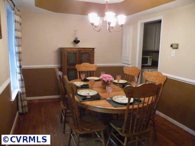 4711 Ball Cypress Road Chesterfield, VA 23832 - Photo 5 of 10 Other - Formal Dining Room with tray ceiling, hardwood floors!