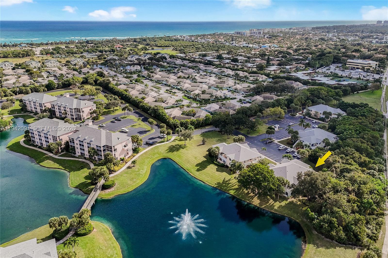 353 Highway 1, Unit B6 Jupiter, FL 33477 - Photo 1 of 23 an aerial view of a residential houses with outdoor space and trees