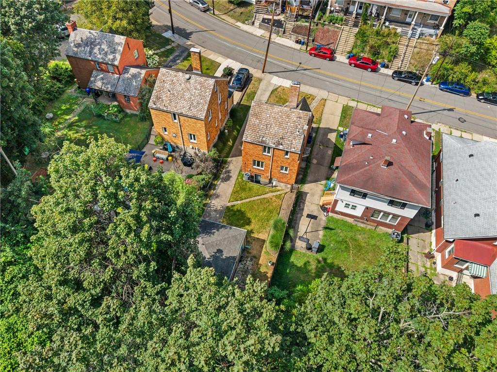 3729 Baytree Street Pittsburgh, PA 15214 - Photo 27 of 30 an aerial view of residential house with outdoor space and parking
