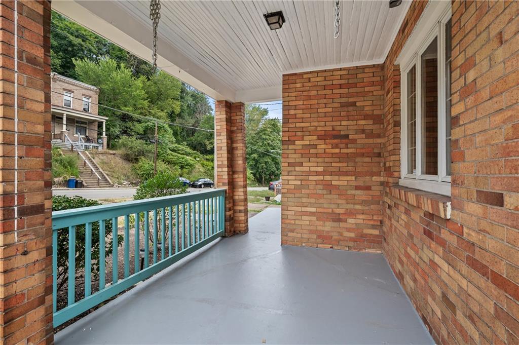 3729 Baytree Street Pittsburgh, PA 15214 - Photo 29 of 30 a view of a porch with wooden floor