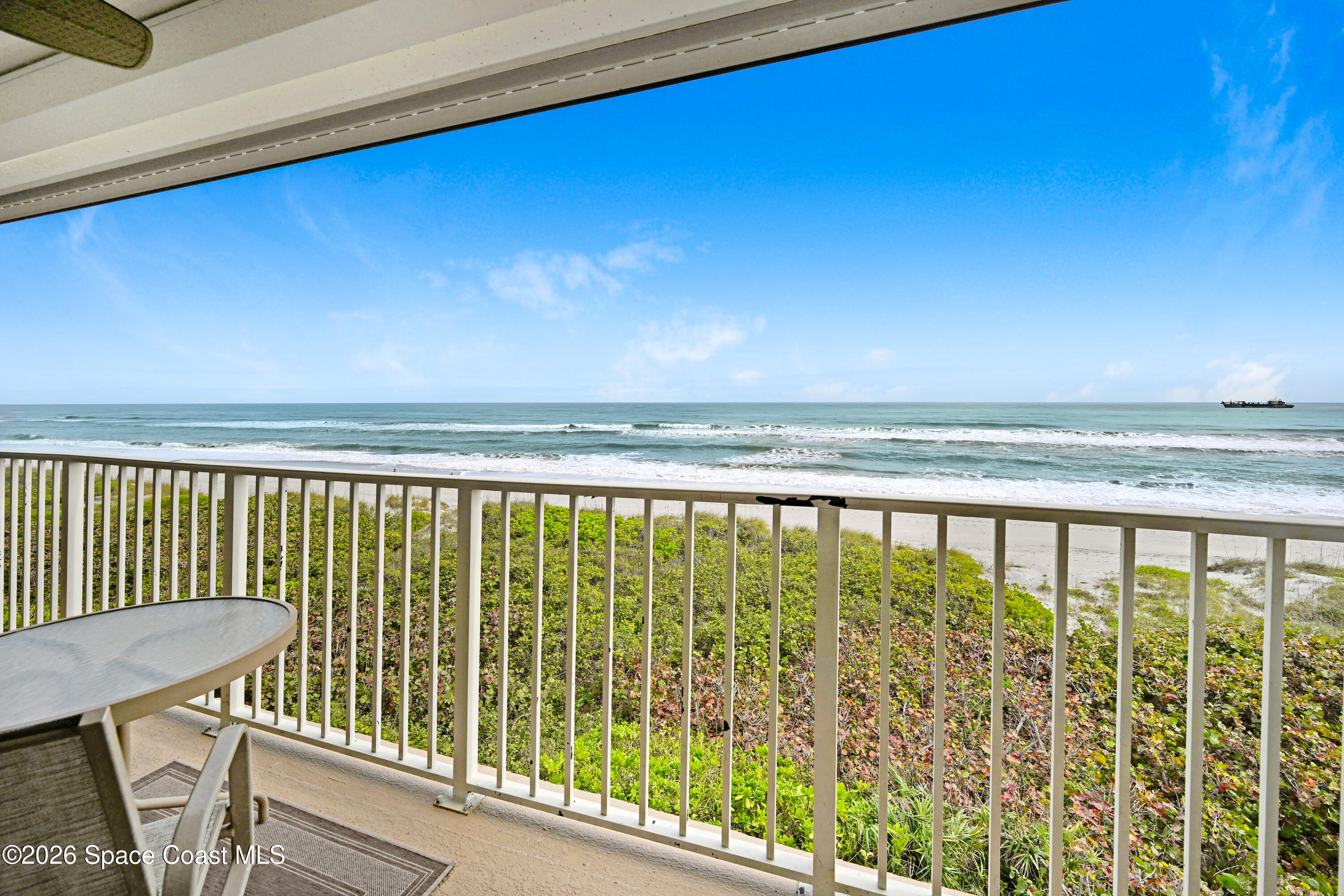 2101 Atlantic Street, Unit 533 Melbourne Beach, FL 32951 - Photo 45 of 51 a view of balcony with furniture