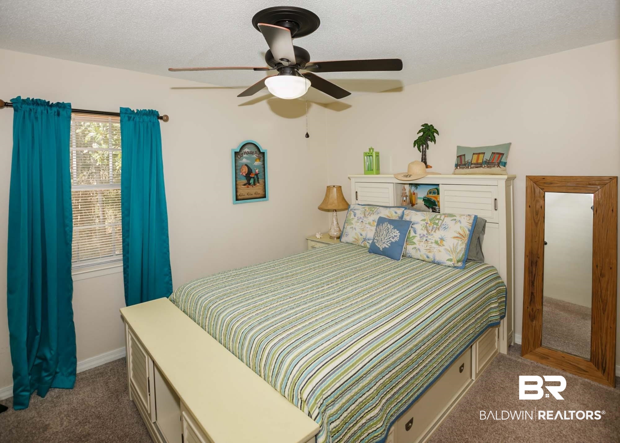 18753 County Road 12 Foley, AL 36535 - Photo 21 of 39 Bedroom featuring carpet flooring, ceiling fan, and a textured ceiling