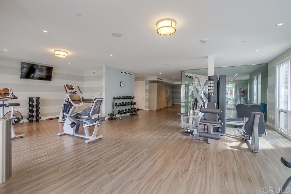 2333 Ocean Street Carlsbad, CA 92008 - Photo 59 of 67 a living room with furniture and wooden floor