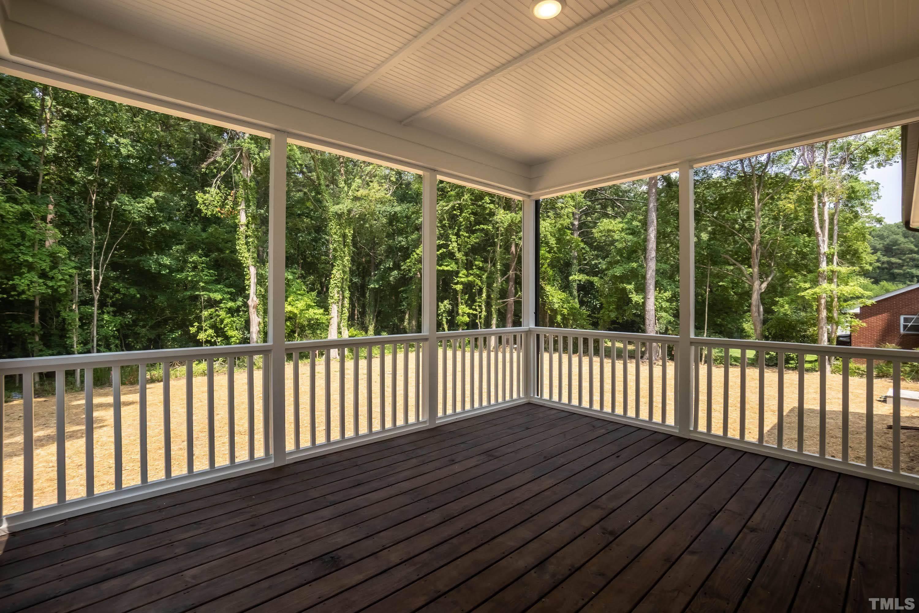 1701 Honeysuckle Road Raleigh, NC 27609 - Photo 28 of 29 a view of balcony with wooden floor