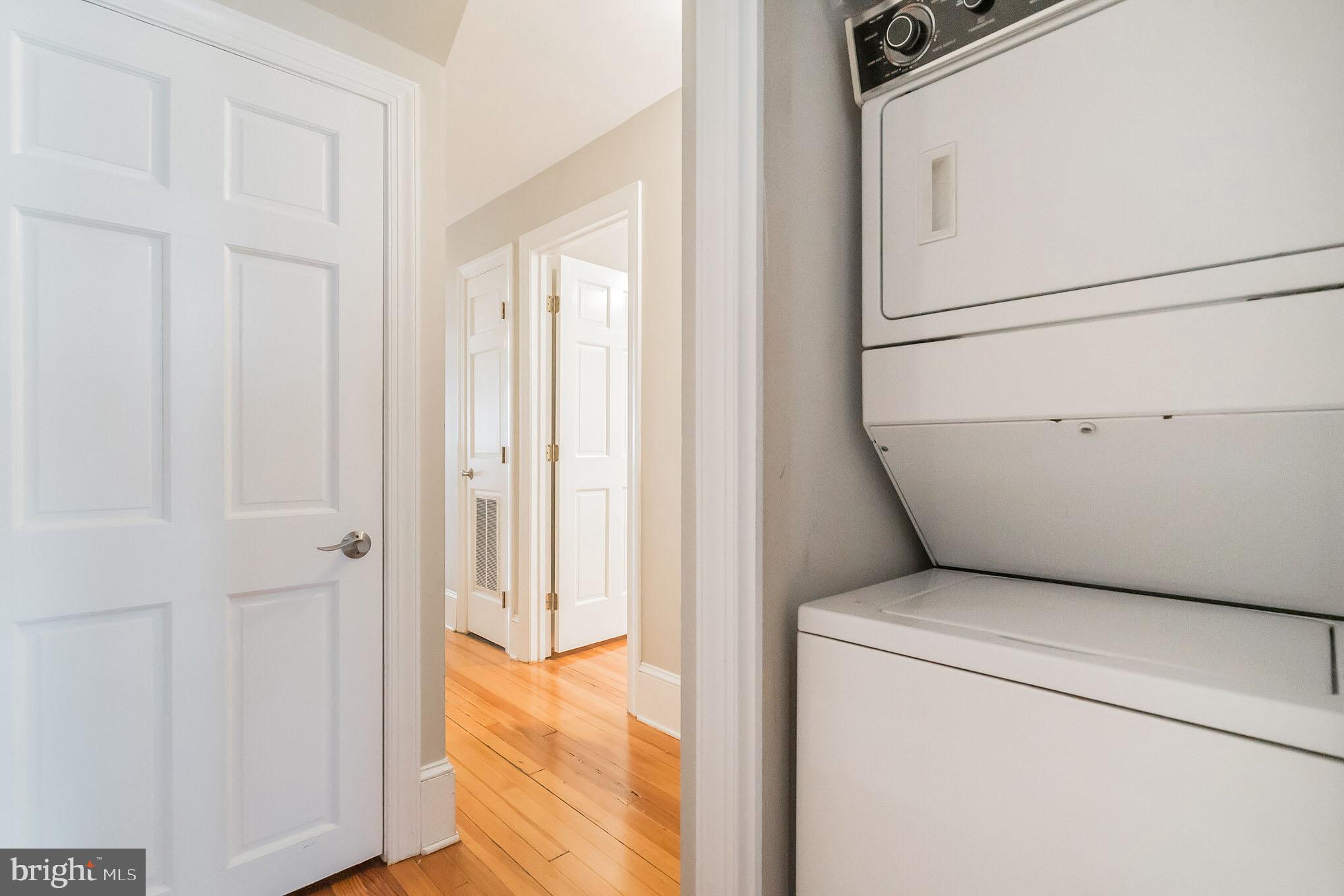 1754 Willard Street Northwest, Unit 2 Washington, DC 20009 - Photo 18 of 28 a utility room with dryer and washer