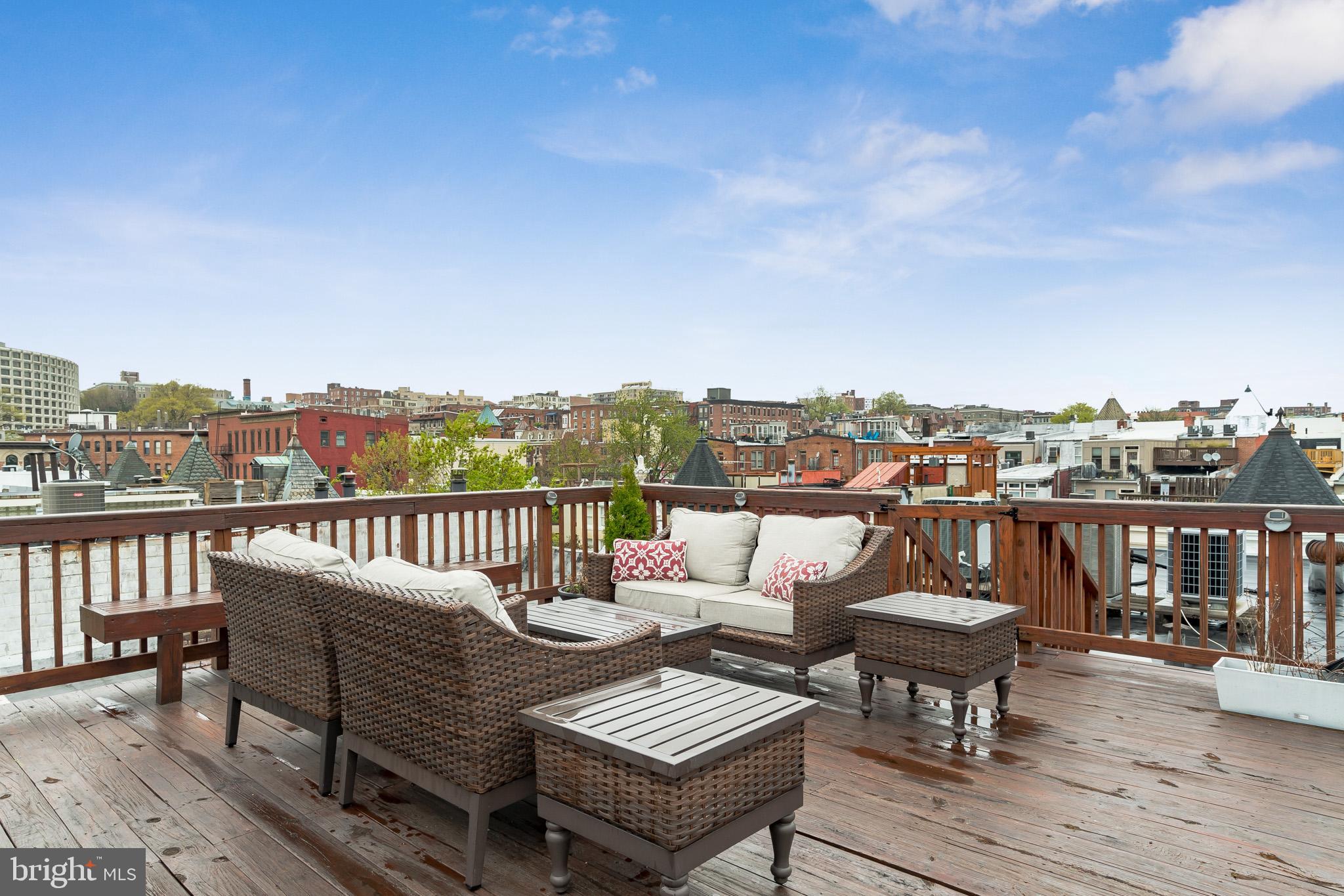 1754 Willard Street Northwest, Unit 2 Washington, DC 20009 - Photo 19 of 28 a view of a terrace with chairs