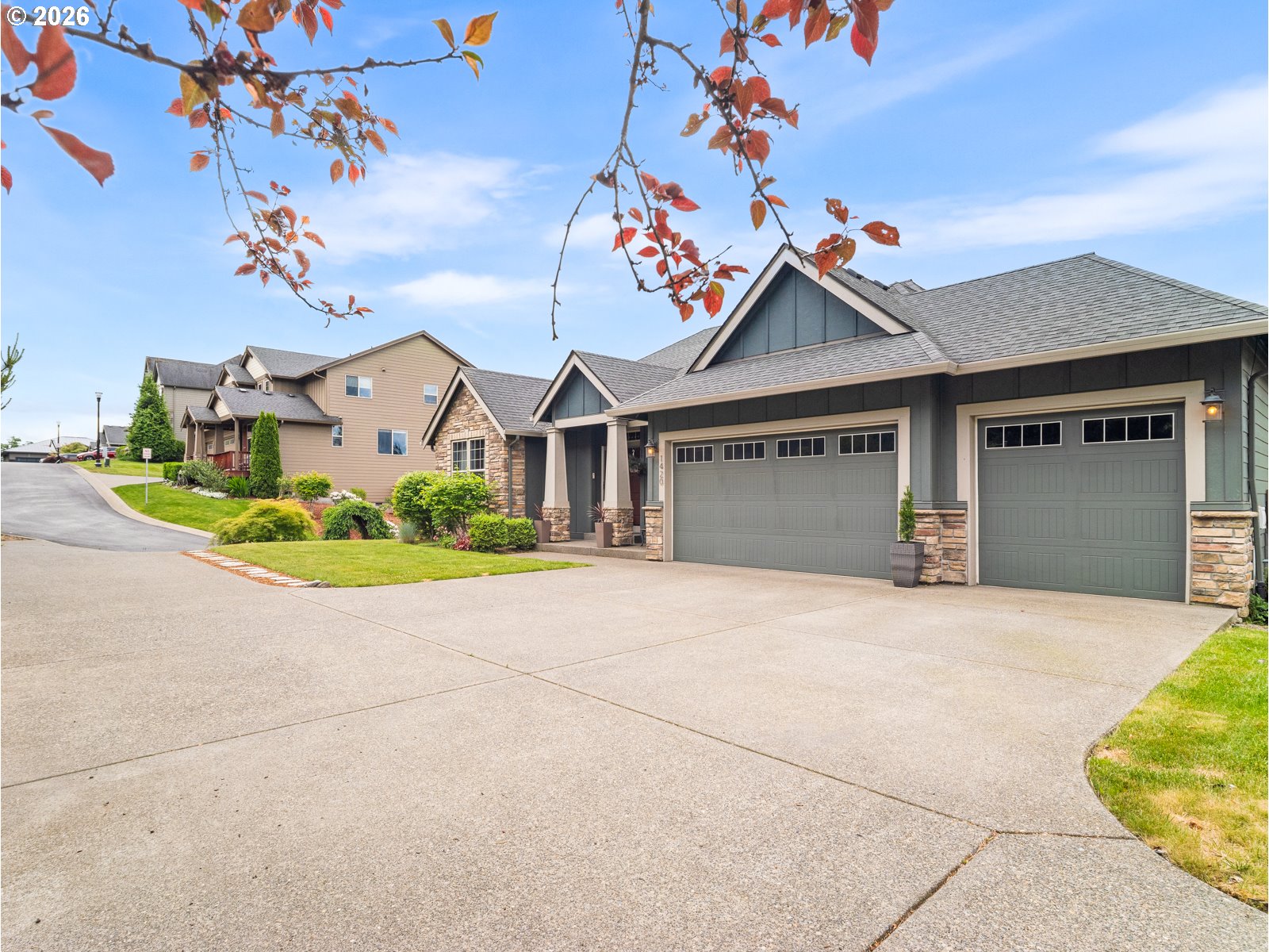 1420 Northwest Goodwin Street Camas, WA 98607 - Photo 6 of 48 front view of a house with a outdoor space