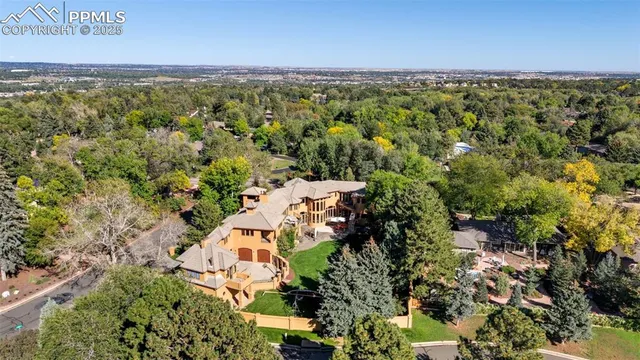 an aerial view of a city with lots of residential buildings