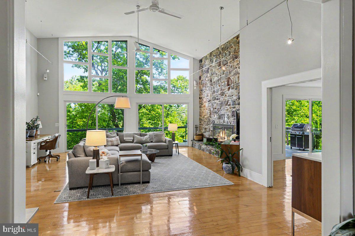 13 High Road New Hope, PA 18938 - Photo 23 of 56 a living room with furniture and a large window