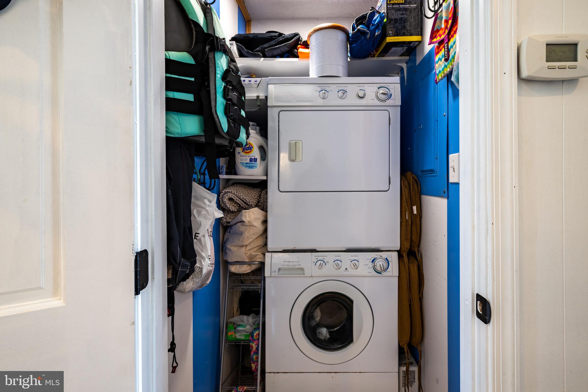 720 Rusty Anchor Road, Unit 41C Ocean City, MD 21842 - Photo 7 of 32 a utility room with dryer and washer