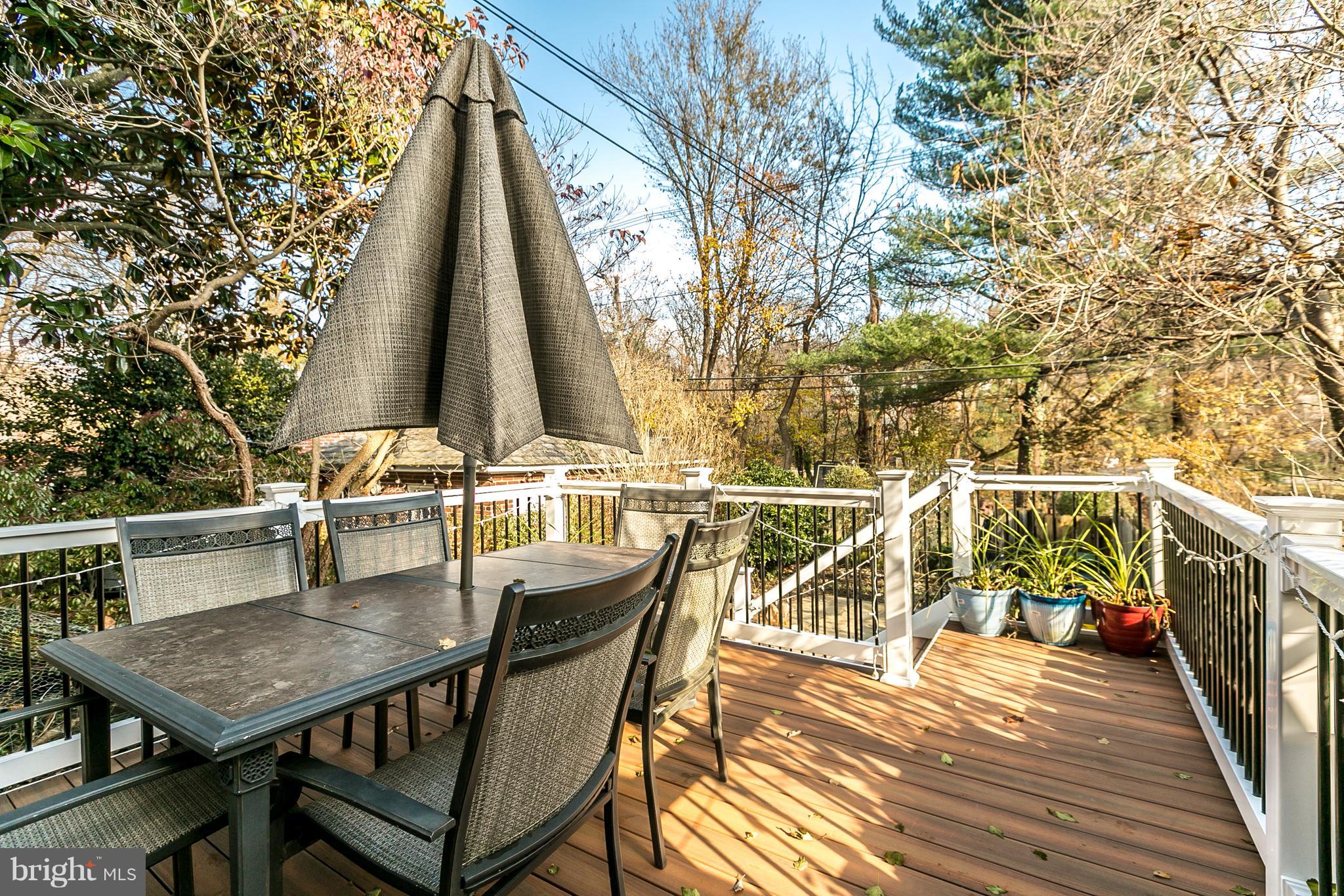 4223 Wickford Road Baltimore, MD 21210 - Photo 36 of 36 a view of a balcony with two chairs and a table
