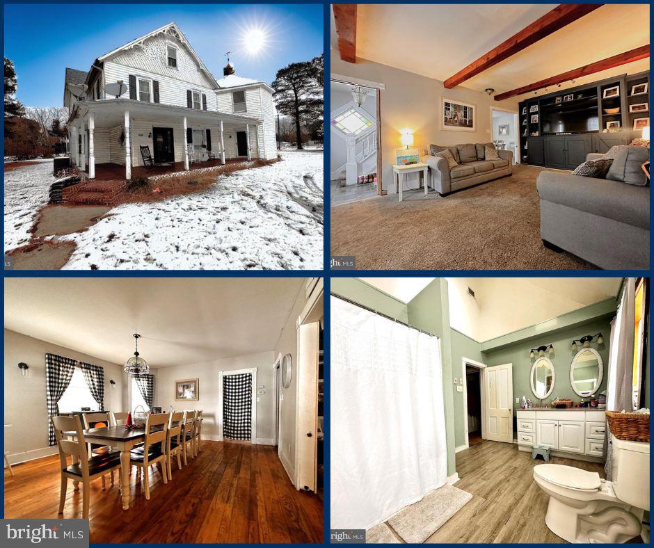 a view of living room filled with furniture and window