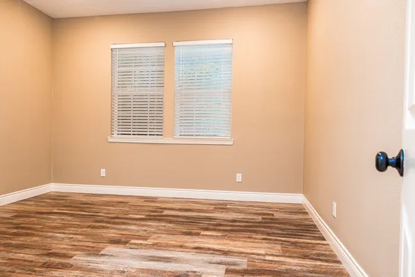 a view of a room with window