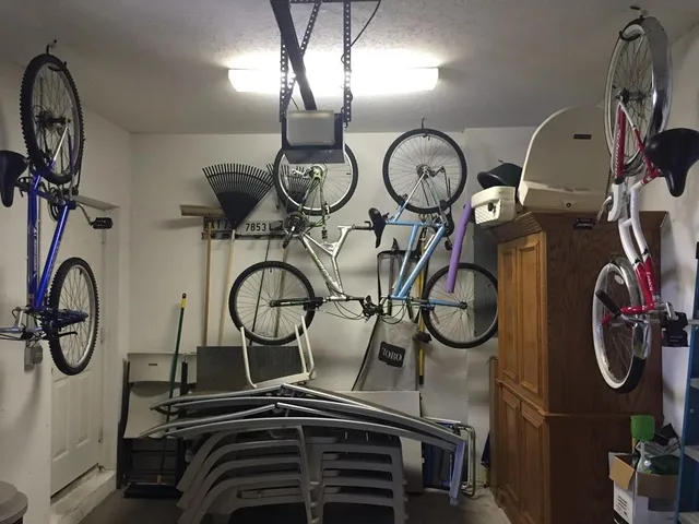 a view of a swimming pool with an outdoor seating and kitchen