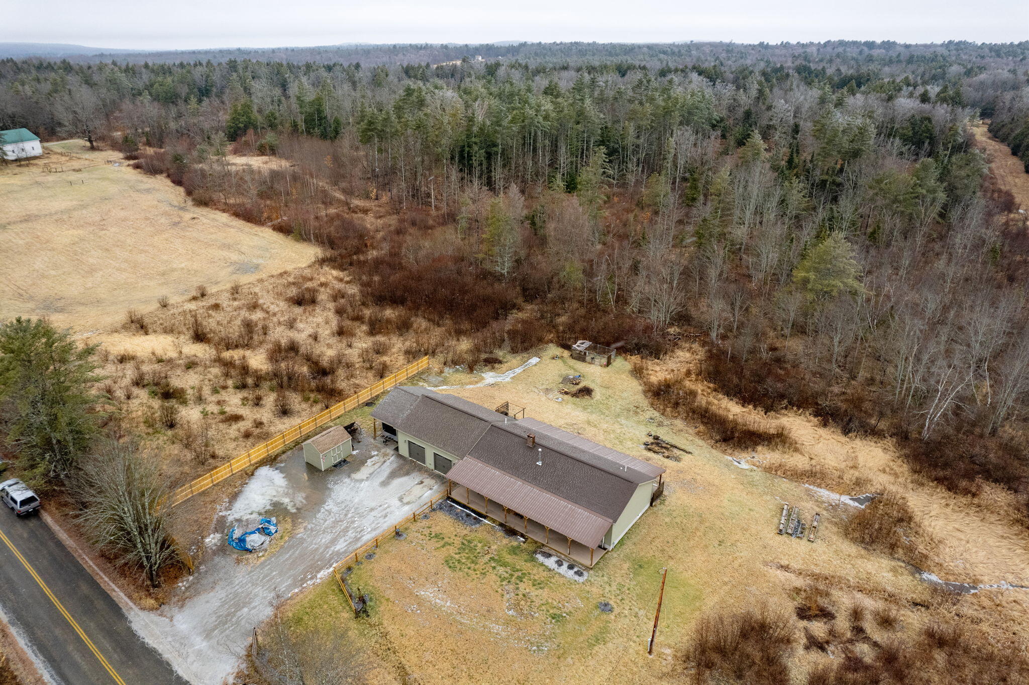 1240 Ridge Road Bowdoinham, ME 04008 - Photo 41 of 52 Aerial
